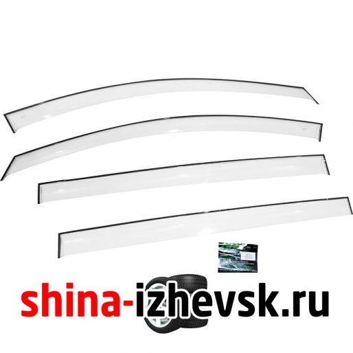 Дефлекторы окон Kia Soul II 2013 прозрачный в Ижевске