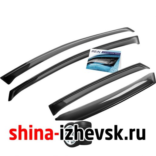 Дефлекторы окон Lada (ВАЗ) Largus (узкий) 2012- 4 шт.(REINWV027) в Ижевске