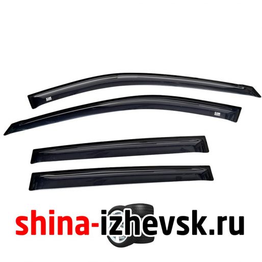 Дефлекторы окон HYUNDAI GRAND SANTA FE 4 dr 2013-/2016  рестайлинг (NLD.SHYSAN1332) в Ижевске