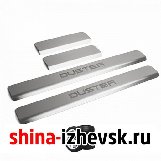 Накладки порогов Rival для Renault Duster l 2010- в Ижевске