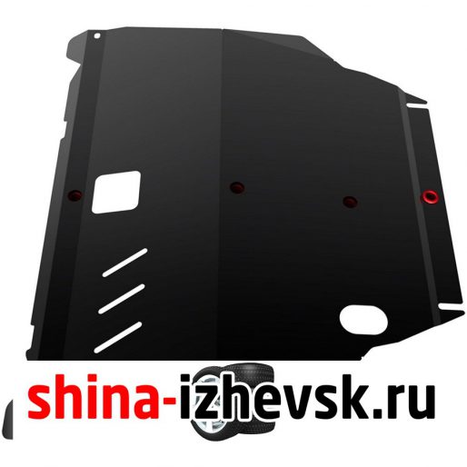 Защита картера и КПП АвтоБРОНЯ для Nissan  X-Trail 2001-2007 в Ижевске