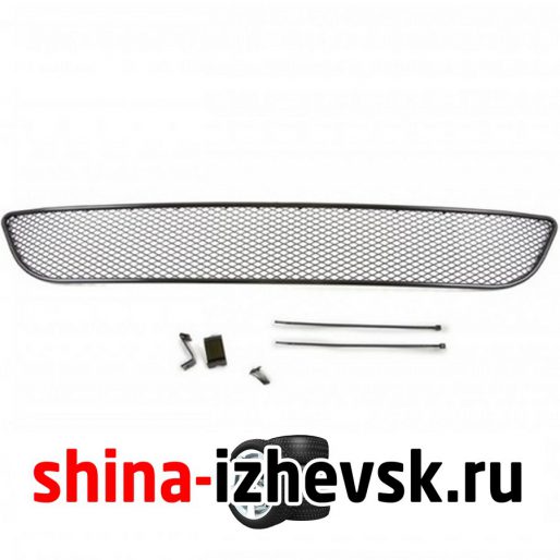 Решетка радиатора Arbori для Hyundai Solaris 2011-2014 черная 15 мм (01-250110-15В) в Ижевске