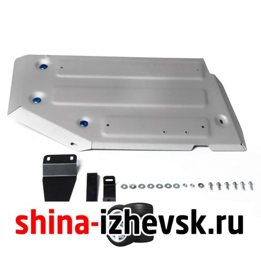 Защита топливного бака Rival для Nissan  Terrano 2014-/Renault Kaptur 2016-/Renault Duster 2011- алюминий (4 мм) в Ижевске