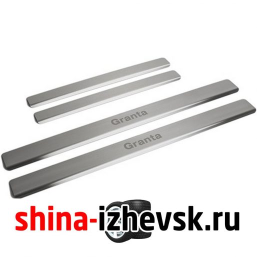 Накладки порогов Rival для Lada Granta l 2011-2018 2018- в Ижевске