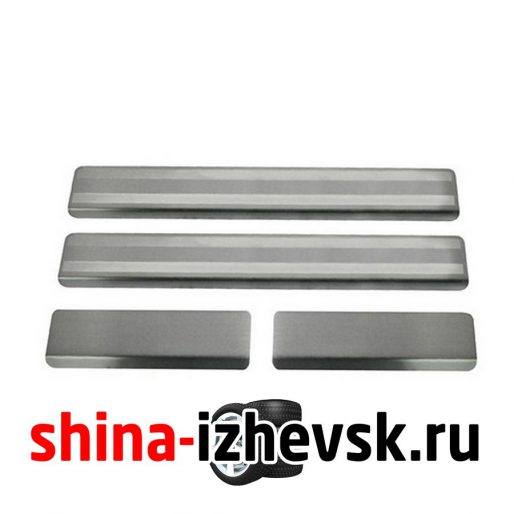 Накладки порогов Rival для Volkswagen Amarok l рестайлинг 2016- в Ижевске