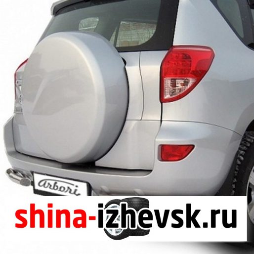 Защита заднего бампера Arbori для Toyota RAV-4 III 2006-2009 (AFZDATR411) d57 хром уголки в Ижевске