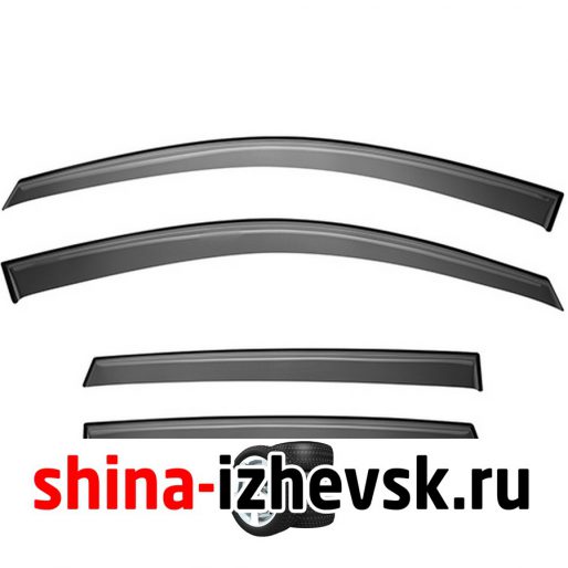 Дефлекторы окон Rival Premium для Hyundai Solaris седан 2010-2017 в Ижевске