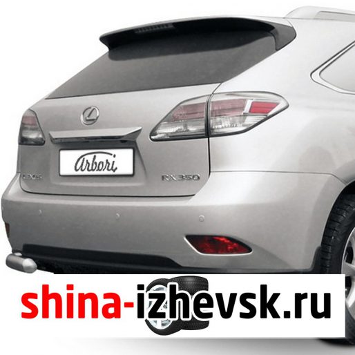 Защита заднего бампера Arbori для Lexus RX 350/270 III рестайлинг 2012- (AFZDALRX351212) d76 хром уголки в Ижевске