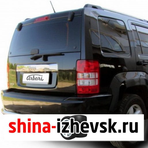 Защита заднего бампера Arbori для Jeep Cherokee KK 2012-2013 (AFZDAJCH1204) d76 хром в Ижевске