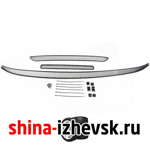 Решетка радиатора Arbori для Mitsubishi Outlander III ресталинг 2015- черная 15 мм 3 шт (01-380715-151) в Ижевске